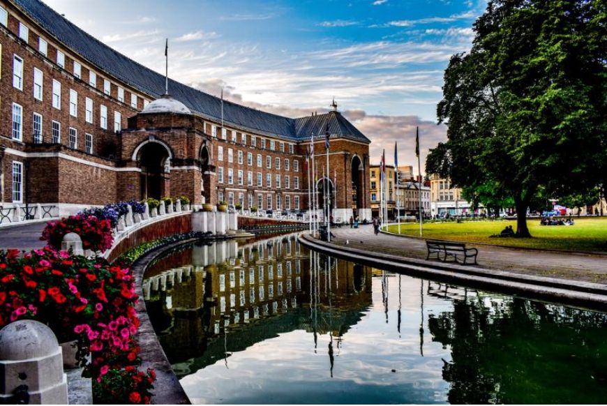 A photo of bristol city council hall